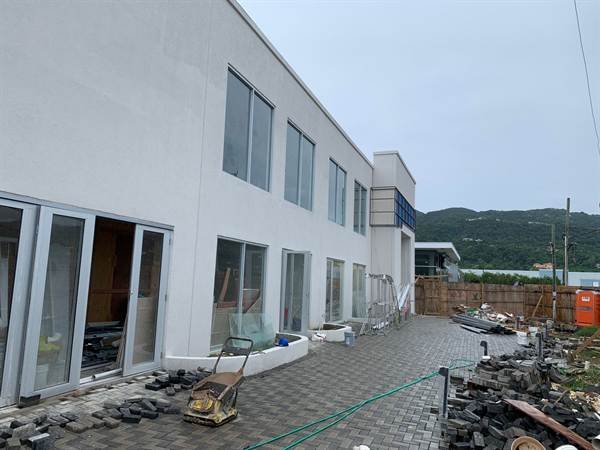 Wall and finish construction work at BYD, ATL Complex, Montego Bay