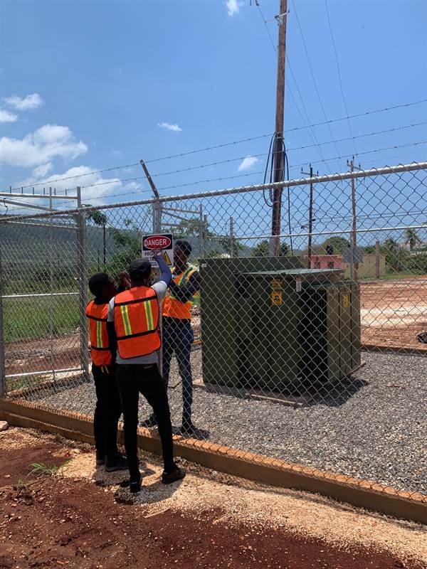 Excavation work for the NIC EVAD water project