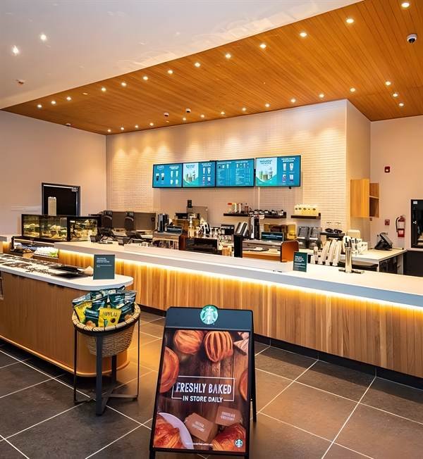 Starbucks Montego Bay interior build-out
