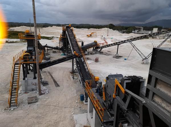 Industrial batching plant electrical distribution