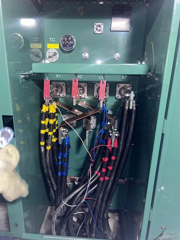 Transformer cabinet wiring at Sovereign Centre, Kingston