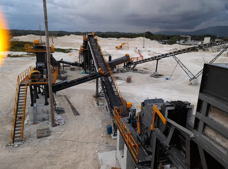 Industrial batching plant electrical installation